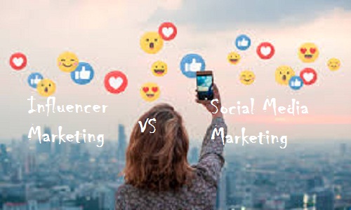 Difference in Influencer Marketing vs. Social Media Marketing